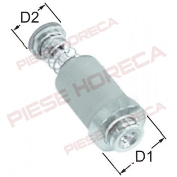 Supapa magnetica L 27mm, D1 ø 12,5mm D2 ø 8,5mm