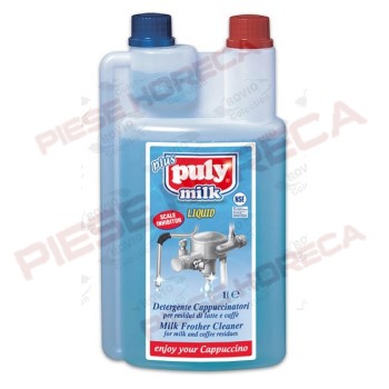 Detergent lichid PULY MILK Plus,  1 L pentru capucinator 