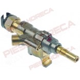 Robinet SABAF pentru aragaz, tip 10 fixare pe teava, iesire gaz de ¼”, conector termocupla cu papuc. Pentru aragaze BERTOS modelele G7F6E+FG+A6, G7F6E+FG1, G7F6E+FG1+A6, cod producator 31275000