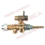Robinet gaz EGA tip GPEL 21R,  filet intrare gaz de M15x1, iesire gaz cu filet de M17x1, conector termocupla M10x1, dimensiuni ax -34/15mm. Pentru aragaze ELECTROLUX, JUNO