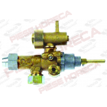 Robinet gaz PEL21S, echipat complet, cu fixare pe teava