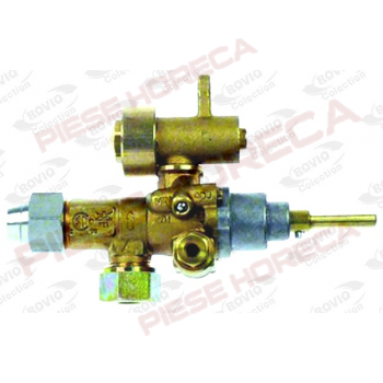 Robinet gaz PEL21S, echipat complet, cu fixare pe teava