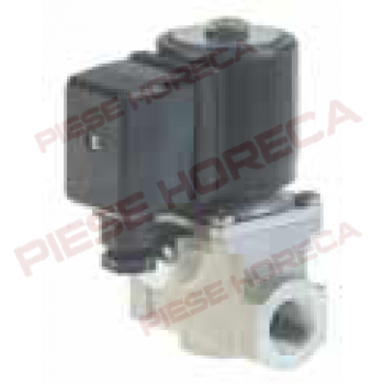 Electrovalva 230V DN 15mm, conexiune ½", lungime 72mm, cu bobina BRAHMA, tip 18811003, p max 0,5bar reg. no. 63AQ0626, cod original 5018106116