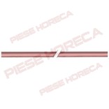 Teava cupru pentru flacara pilot, cu diametrul exterior de 6mm, lungime 3000mm