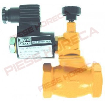 Electrovalva pe gaz TECNOCONTROL 1", 230V, 2 cai, p max 0,55bar, membrana NBR 