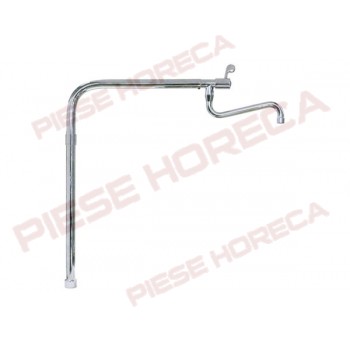 Robinet coloana cu pipa pentru masa de spalare.