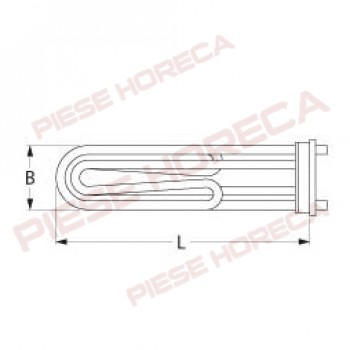 Rezistenta marmita MKN, putere 5000W