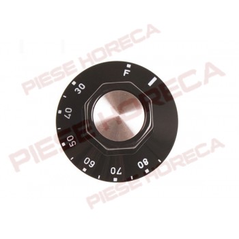 Buton termostat t.max. 85°C ø 50mm negru