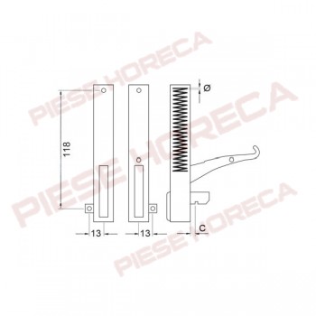 Balama usa cuptor BERTOS