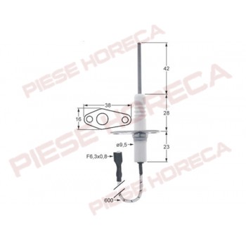 Electrod monitorizare flacara cuptor CONVOTHERM