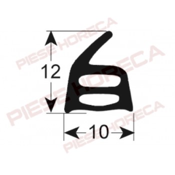 Garnitura cu agrafe pentru usa cuptor LAINOX model REC101M