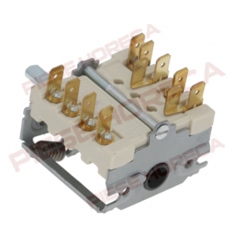 Intrerupator, selector rotativ cu came ceramic cu 2 pozitii, 0-1.