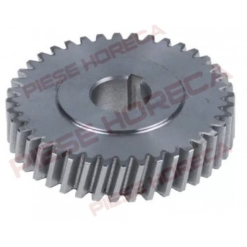 Pinion, roata dintata mare cu 40 de dinti pentru masina tocat carne FAMA, Sirman 