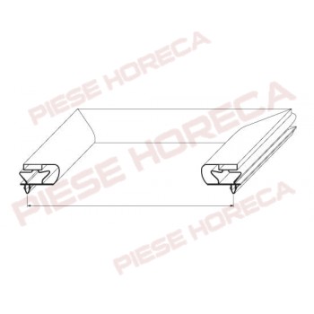 Garnitura usa vitrina Horeca Select, Metro Professional, Makro Professional 