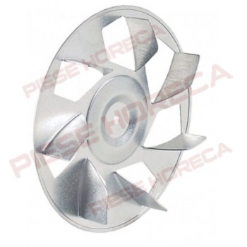 Turbina, elice motor ventilator cuptor Piron cu diametrul de 154mm si 7 pale