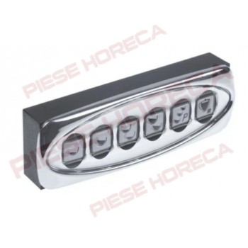 Tastatura, panou comanda  6 butoane GICAR model 9.9.07.75G pentru espressor BFC 