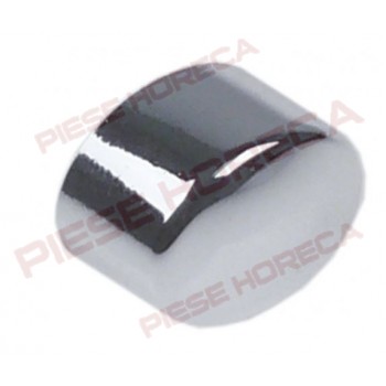 Capac buton cromat oval pentru intrerupatoare espressor