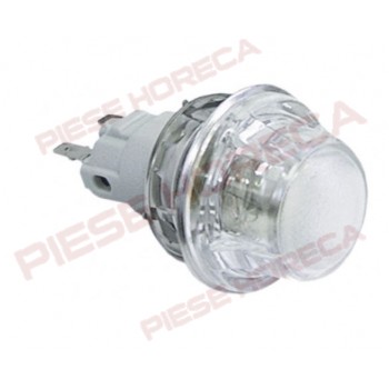 Lampa cuptor cu diametrul de ø 47,8mm, fasung pentru bec E14, putere 25W rezistenta la temperaturi de 300°C