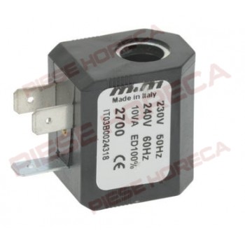 Bobina electrovalva M&M tip 2700, 10VA alimentare 230VAC, interior de 10mm