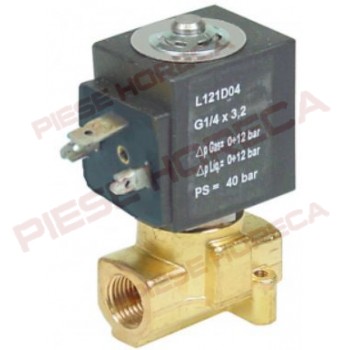 Electrovalva SIRAI serie L121, L121D04, 2cai de ¼”, bobina ZA34A alimentare 230V 