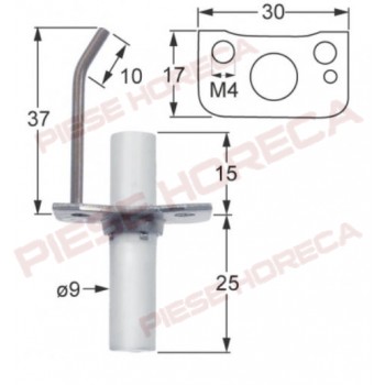 Electrod arzator cuptor Rational