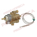 Robinet gaz termostat Pel 25ST 120-320°C montat la gratare, cuptoare 