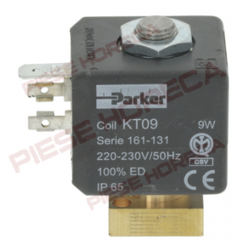Electrovalva 2 cai flansa patrata Parker bobina KT09 espressor Expobar