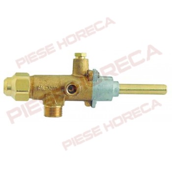 Robinet de gaz Copreci, cu flacara de veghe, lungime ax 46/12 mm