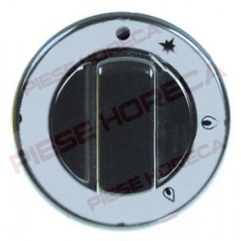 Buton universal, ø 70mm, ax ø 8x6,5mm, actionare robinet gaz