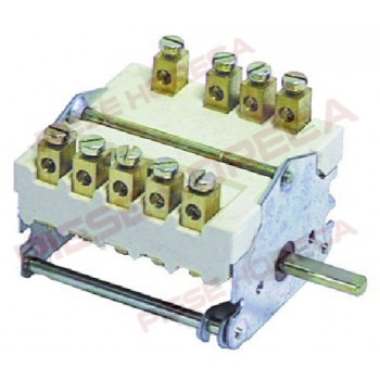 Intrerupator, selector 4 pozitii, EGO 43.34232.000, plita, cuptor, friteuza  HOBART, MBM, ROLLER GRILL