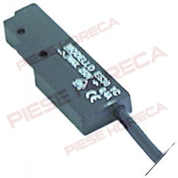 Microintrerupator magnetic model E530, lungime 65mm, latime 20mm,1NO 250 V, putere nominala 0,4 A, cablu 3 metri