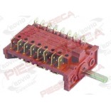 Comutator switch, microintrerupator, 4 pozitii de operare, 8 poli, &oslash;&cedil; 6x4,6mm, conexiune flat plug