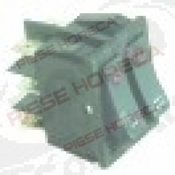 Intrerupator basculant 30x22 mm,2x1 -poles