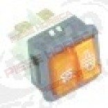 Intrerupator basculant 26,5x25,5 mm, galben