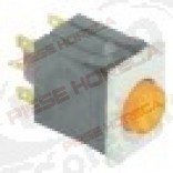 Intrerupator 30x22 mm, galben