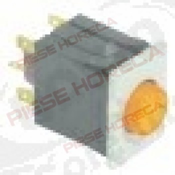 Intrerupator 30x22 mm, galben