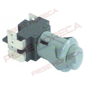 Intrerupator cu buton masina spalat vase  Elframo, Komel, dimensiuni  17x13mm,  2CO 250 V 16 A, IP40