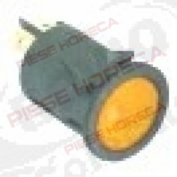 Intrerupator cu Buton o 25 mm, galben