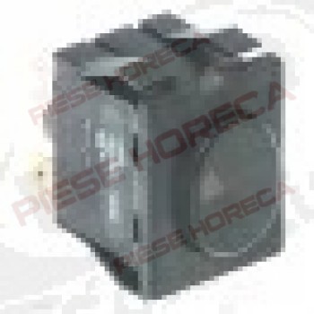 Intrerupator cu Buton 28,5x28,5 mm, negru