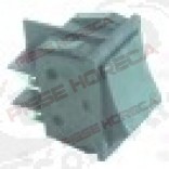 Intrerupator basculant 30x22 mm, negru