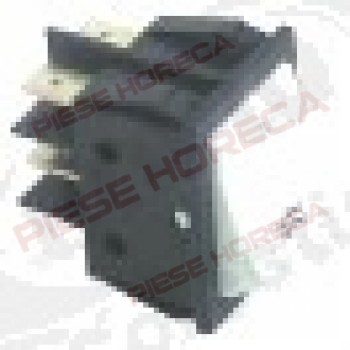 Comutator 30x22mm, 2NO, 250V, 16A, 2 poli