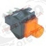 Intrerupator cu Buton 30x22 mm, galben