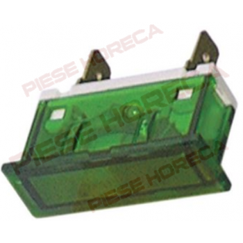 Lampa, bec  indicator tensiune 10x34mm alimentare 230V culoare verde