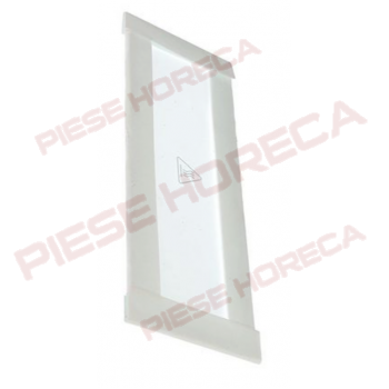 Geam usa cuptor pizza Moretti Forni, Zanussi dreptunghiular 385x135mm