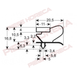 Garnitura, cheder sertar masa rece Frenox, 410x285mm