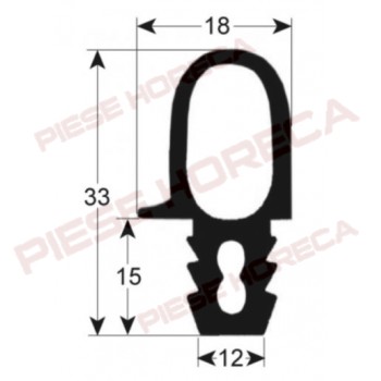 Garnitura termica usa cuptor Palux 775x520mm
