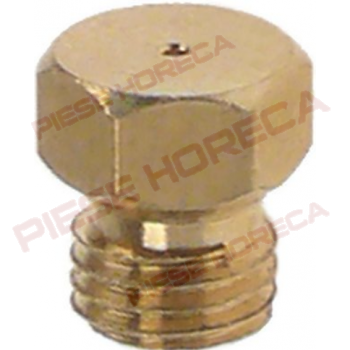 Duza ochi aragaz Bertos filet M6x0.75, gaura de ø 0,85mm pentru gpl