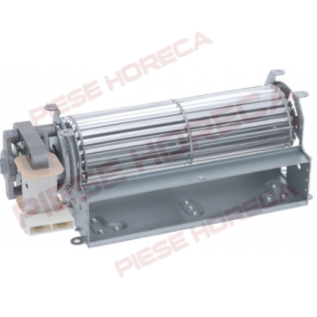 Ventilator tangential cu tambur, turbina 180mm, putere 21watt, 220-230V motor stânga