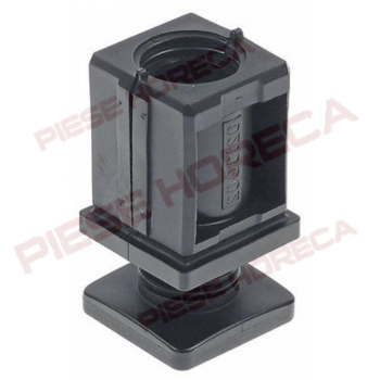 Picior patrat 40x40mm din plastic pentru suport cuptor Rational 