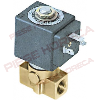 Electrovalva apa Lucifer- Parker cu bobina la 24VAC, serie 121K cu  intrare/iesire de ¼” 